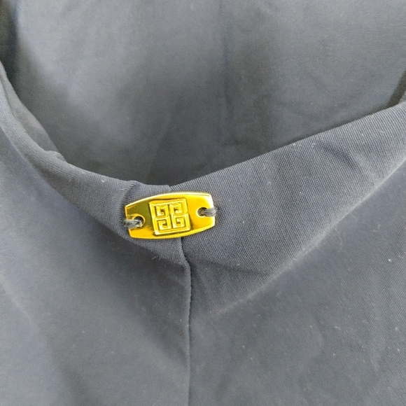 AMORESSA A Little Something Glimmer Navy One Piece Swimsuit Women's Size 14 - Picture 4 of 6